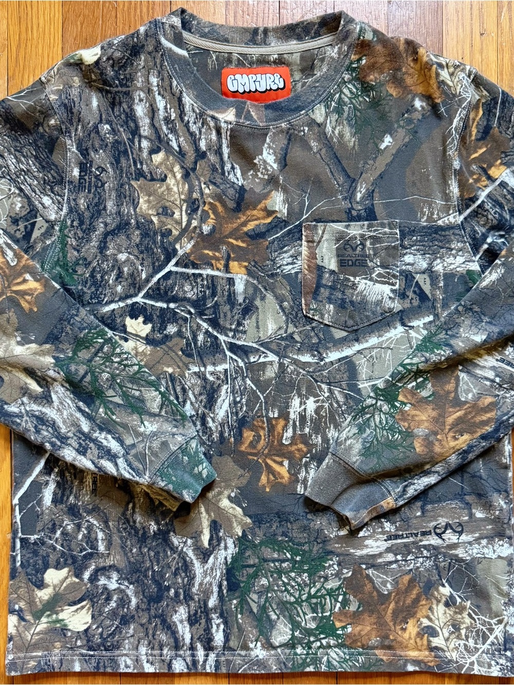 Empyre x Realtree EDGE Camouflage Long Sleeve Pocket T-shirt